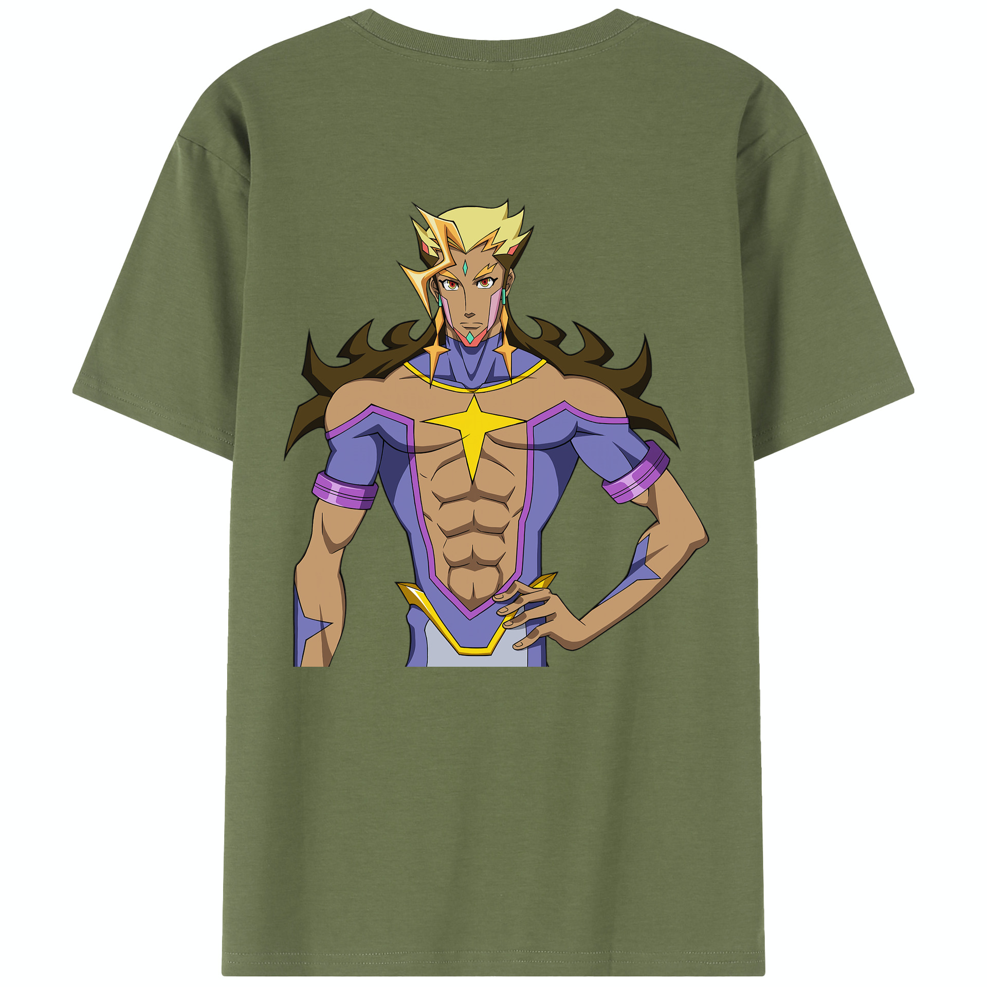 遊☆戯☆王 Yu-Gi-Oh! 綿100％半袖Tシャツ（背面プリント）